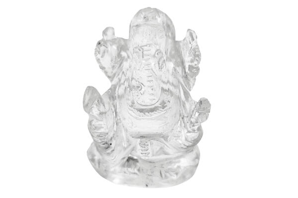 Ganesha Buddha Statue, Bergkristall-Skulptur 45 mm